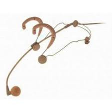 Shure WBH54T BETA 54 Supercardioid Condenser Headworn Microphone, Tan, 5' Attached Cable with 4-Pin Mini Connector (TA4F), Foam Windscreen, Clothing Clip, Carrying Case