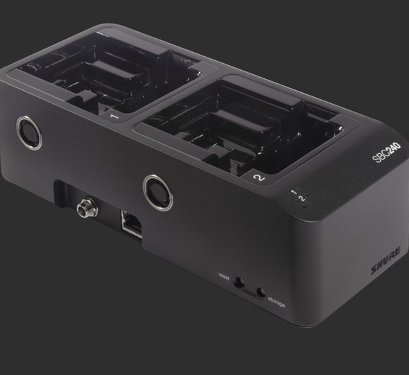 Shure SBC240 2 Bay Networked Docking Charger - No Power Supply