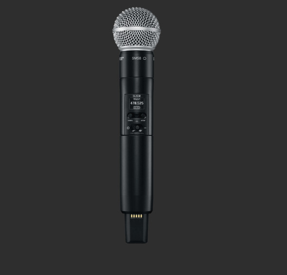 Shure SLXD2/SM58-G58 Wireless Handheld Microphone Transmitter with SM58 Capsule