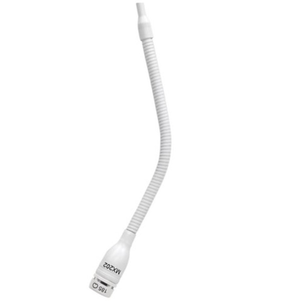 Shure MX202W-A/S Supercardioid Overhead Microphone - Bright White