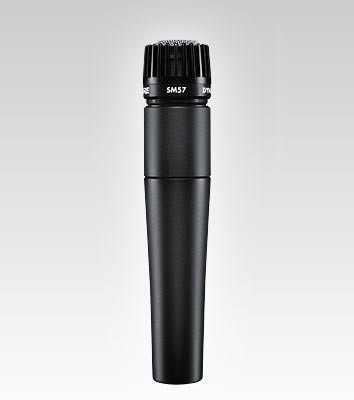 Shure SM57-X2U Cardioid Dynamic Microphone with X2U XLR-to-USB Signal Adapter