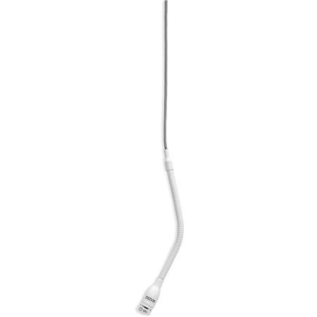 Shure MX202WP-A/N Microflex Overhead Microphone with Plate-Mount Preamp and Screw Terminals Connector, White