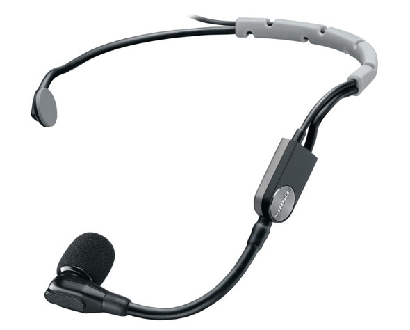 Shure SM35-XLR Headset Cardioid Condenser Mic with Snap-fit Windscreen and Inline XLR Preamp