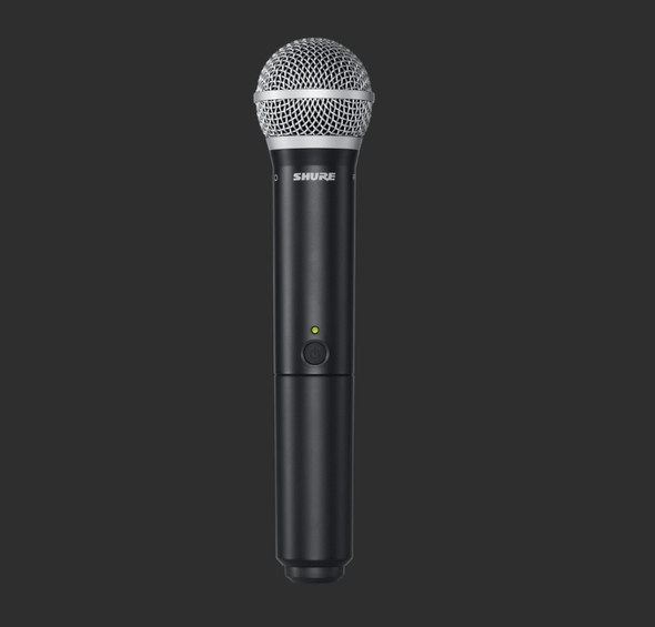 Shure BLX2/PG58-H9 BLX Series Wireless Handheld Transmitter with PG58 Microphone H9 (512 - 542 MHz)