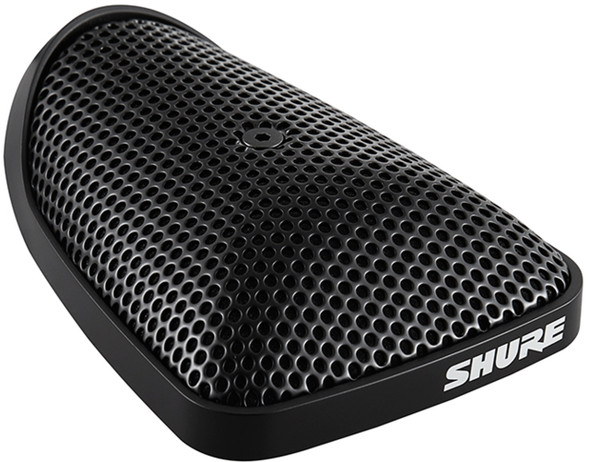 Shure CVB-B/O Omnidirectional,Low Profile Boundary Condenser Microphone, Attached 12\' Cable, Black