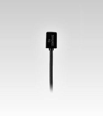 Shure WL93 Omnidirectional Condenser Miniature-Lavalier MicrophoneBlack
