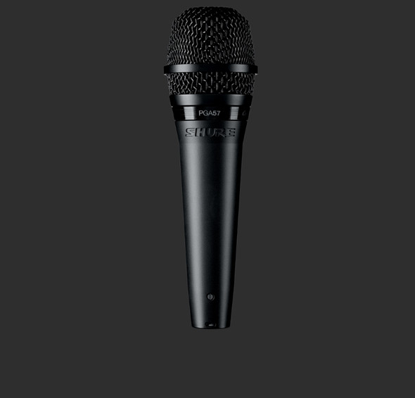 Shure PGA57-XLR Cardioid Dynamic Instrument Microphone with 15ft XLR Cable