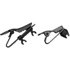 Shure RPM500 Black Swiveling Lapel and Dual Tie Clips for WL50, WL51, MC51B (Contains Two of Each)