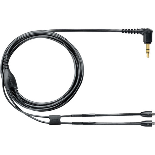 Shure EAC46BKS Earphone Cable with Nickel-Plated MMCX Connectors (Black, 46in)