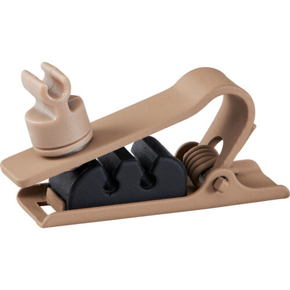 Shure RPMDL4STC/C Single Tie Clip for DL4 DuraPlex Lavalier Microphone (3-Pack)