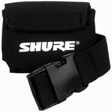 Shure WA570A Neoprene Bodypack Belt Pouch for UR1, ULX1, SLX1, PGX1, LX1, SC1, T1G, T1, U1, UC1, and UT1 Bodypack Transmitters