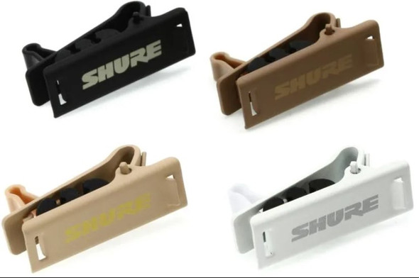 Shure RPM40TC/W Dual Tie Clip Mix Pack for TwinPlex Series Microphones
