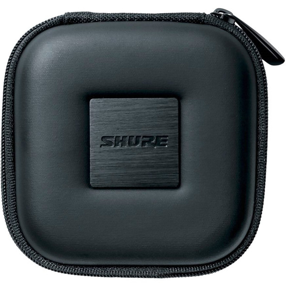 Shure EASQRZIPCASE-BLK Square Zippered Carrying Case for Shure Earphones (Black)