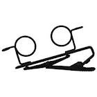 Shure RK183T2 Dual Mount Tie-Clip for MX183, MX184, MX185, WL183, WL184 and WL185 (Contains Two)