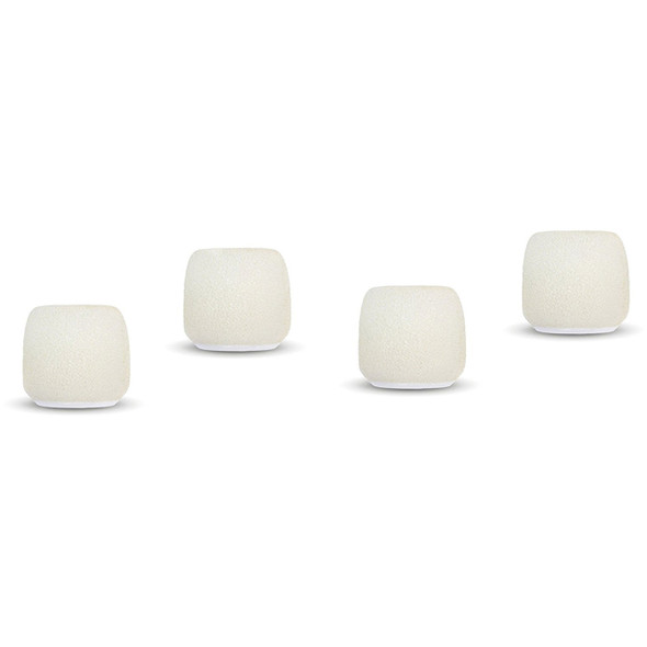 Shure ACVO4WS-W White Foam Windscreen for Centraverse Overhead Condenser Microphones (Contains Four)