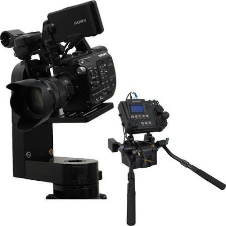 Varizoom VZCPM-K2 CP MICRO Head w/ Advanced Console, Pan Bars, 25' Control Cable, Pwr Supply w/ 25' cable & Case