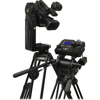Varizoom VZCINEMAPRO-JR-K2 CPJR Head w/ Advanced Console, Pan Bars, 50' Control Cable, 30' Pwr Cbl, Pwr Supply & Case