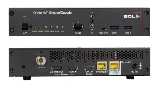 Bolin Technology D20S Dante AV Encoder/Decoder HDMI