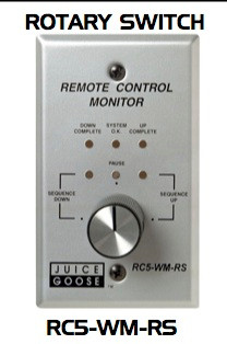 Juice Goose RC5WM-RS Wallmount knobswitch control & monitor