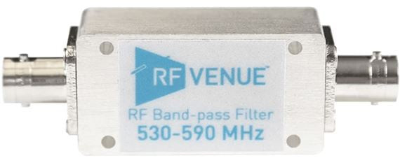 RF Venue BPF530T590 Band-pass Filter 530-590 MHz