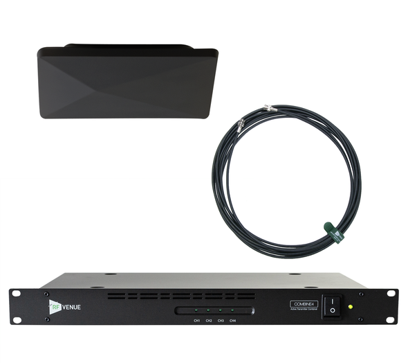 RF Venue COMB4CP-ARCB CP Architectural Antenna, Black and COMBINE4