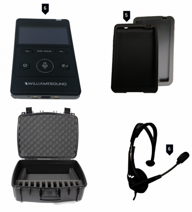 Williams AV DWS COM 6 400 Digi Wave 400 Wireless Intercom System