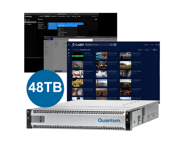 CAT DV 9-07710-32  Essential 48TB Quantam H4000 Bundle with 3 Year Software Subscription