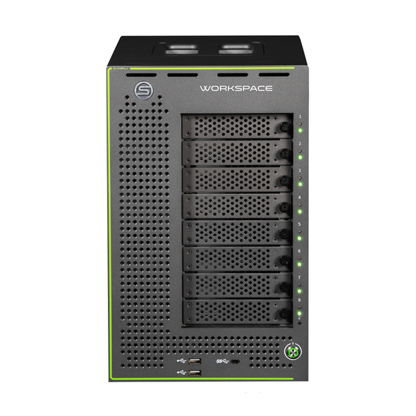 SYMPLY SYWXE-DX8T0A1A100 WORKSPACE XE 80TB Desktop 8 Bay Shared Storage Appliance 3Yr