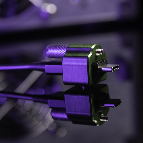 SYMPLY SYLCK-AG-A0 LOCK Thunderbolt Type-C cable lock anodized aluminium (Green)