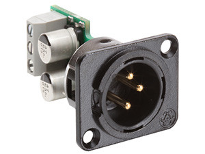 Radio Design Labs AMS-XLRMA Selectable Mic/Line XLR Output with Phantom Block