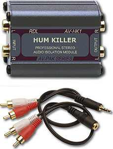 Radio Design Labs AV-HK1 HUM KILLER Stereo Audio Isolation Module