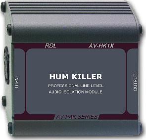 Radio Design Labs AV-HK1X HUM KILLER Audio Isolation Module
