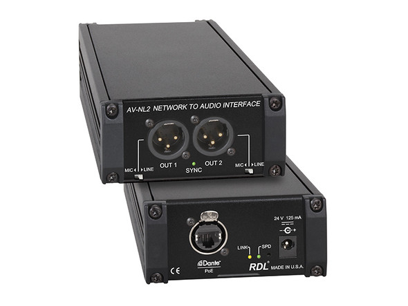 Radio Design Labs AV-NL2 Network to Audio Interface