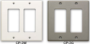 Radio Design Labs CP-2G Double Cover Plate - gray