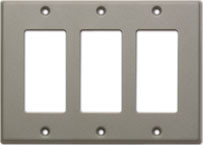 Radio Design Labs CP-3G Triple Cover Plate - gray