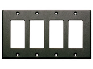 Radio Design Labs CP-4B Quad Cover Plate - black