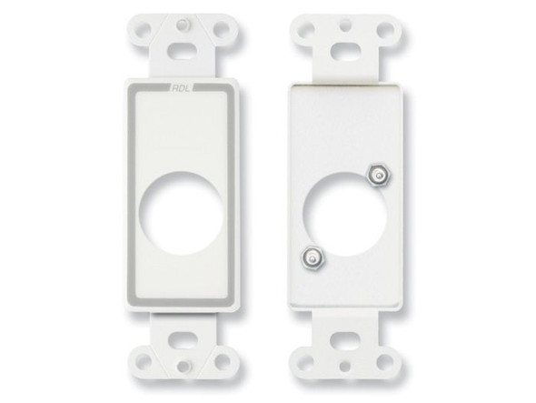 Radio Design Labs D-D1C Single plate for standard and specialty connectors (Custom Labeled)