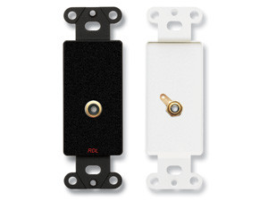 Radio Design Labs D-PHN1 Single Phono Jack on D Plate - Solder type