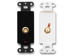 Radio Design Labs DB-BNC Jack on Decora Wall Plate - Solder type