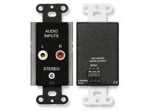 Radio Design Labs DB-CIJ3C Consumer Input Jacks Mono - Black (Custom Labeled)