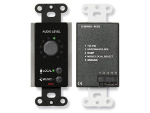 Radio Design Labs DB-RCX2 Room Control for RCX-5C Room Combiner - Decora Black