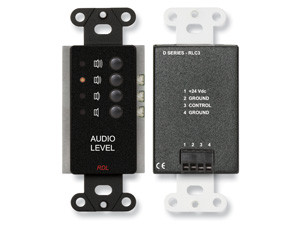 Radio Design Labs DB-RLC3C Remote Level Controller - Preset Levels - Black (Custom Labeled)