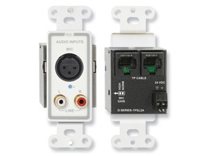 Radio Design Labs DB-TPSL2A Active Two-Pair Sender - Twisted Pair Format-A - XLR Microphone & Stereo RCA In - Black