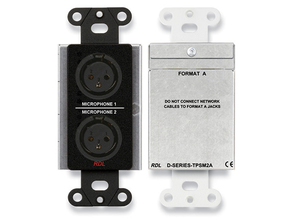 Radio Design Labs DDB-BN31 Wall-Mounted Bi-Directional Mic/Line Dante Interface 4 x 4