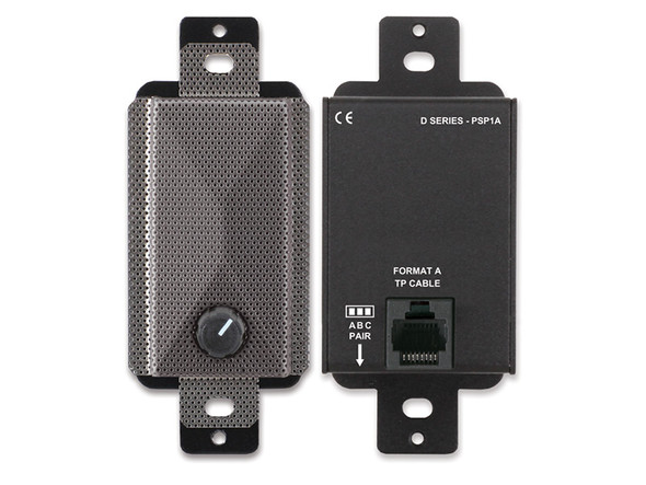 Radio Design Labs DS-PSP1A Decora-Style Active Loudspeaker - Format-A - Stainless Steel