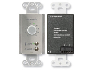 Radio Design Labs DS-RCX2 Room Control for RCX-5C Room Combiner - Decora Stainless
