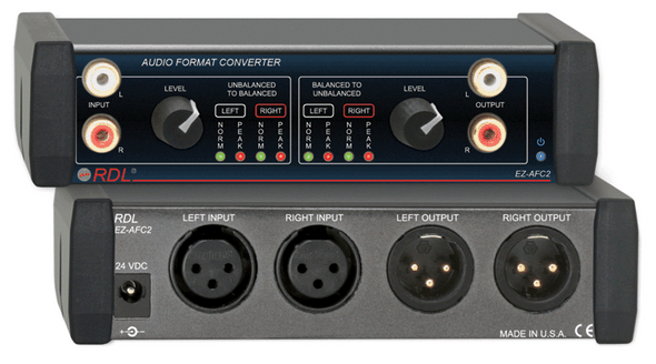 Radio Design Labs EZ-AFC2X Audio Format Converter - Stereo Balanced _ Unbalanced