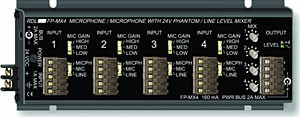 Radio Design Labs FP-MX4 4 Mic or Line Input Mixer - Mic and Line Out