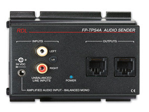Radio Design Labs FP-TPS4A Format-A Two-Pair Audio Sender (Compatible with Guest Room Audio System)