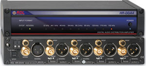 Radio Design Labs HR-DDA4 Digital Audio Distributor - AES/EBU and S/PDIF
